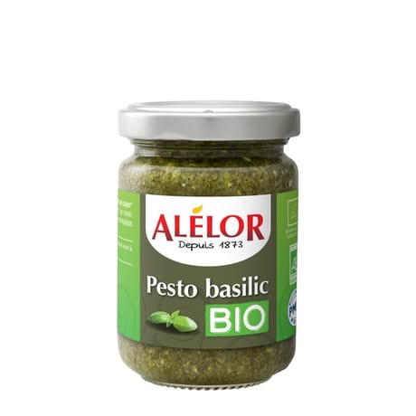 Alélor pesto au basilic bio 120g