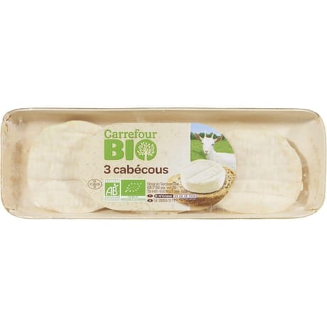 Carrefour Bio Fromage de Chèvre Cabécou Bio 3x35g