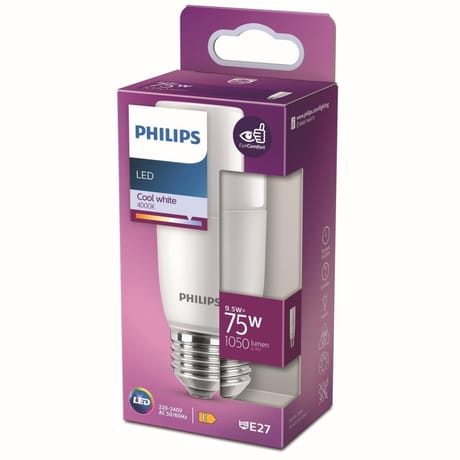 Philips ampoule LED stick 9,5W E27 blanc froid