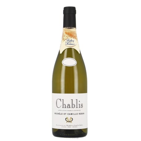 Reflets de France vin blanc a.o.p Chablis Michèle et Camille Robin 75cl