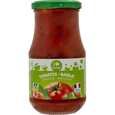 Carrefour Classic' sauce tomate basilic 420g