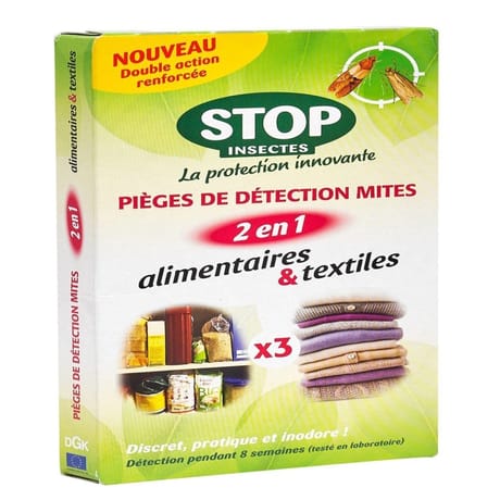 Stop insecte piege mite 2 en 1 x3