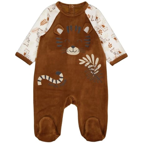Dors bien velours garçon CAMEL 24 MOIS