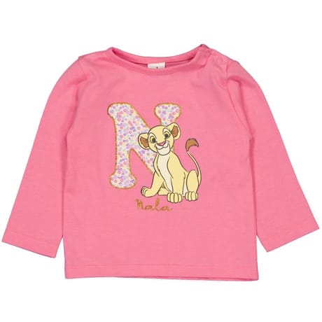 Tees hirt manches longues nala fille CORAIL NALA 36 MOIS