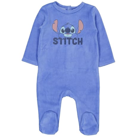 Dors bien velours stitch fille BLEU STITCH 6 MOIS