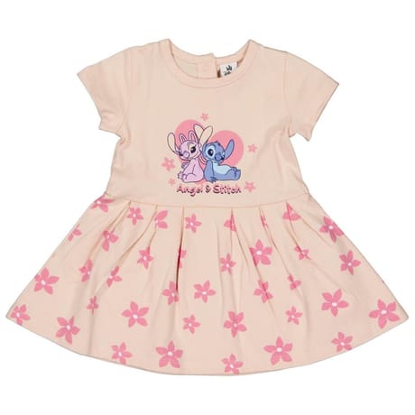 Robe manches courtes stitch fille ROSE STITCH 36 MOIS