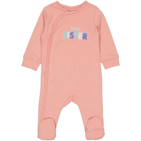 Dors bien molleton mixte ROSE PASTEL LITTLE SISTER 24MOIS