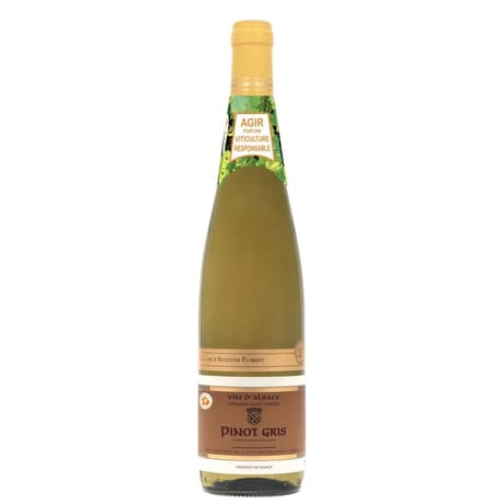 Cave augustin florent pinot gris vin blanc d'alsace 13.5% 75cl