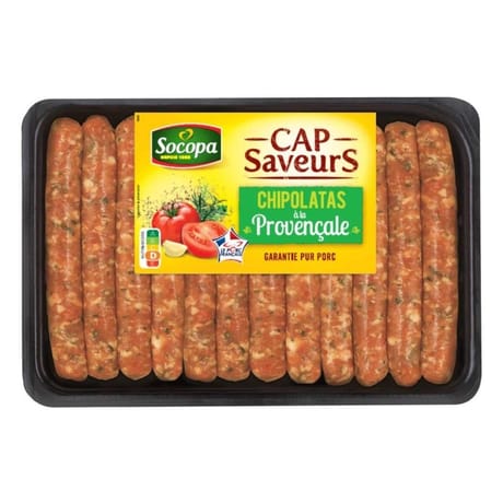 Chipolatas à la provençale x12 660g Socopa