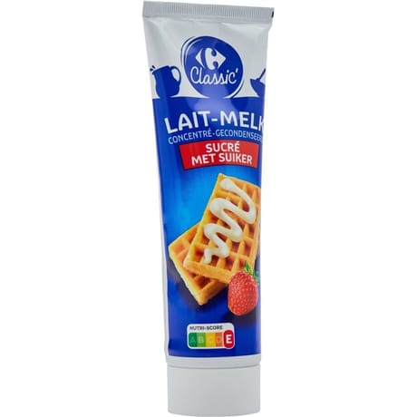 Carrefour classic' lait concentré sucré 170g