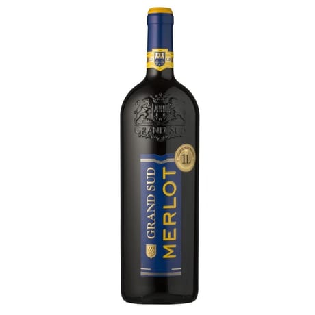 Grand sud merlot rouge igp pays doc 1l 13.5%vol
