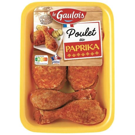 Le Gaulois 6 morceaux de poulet au paprika 750g