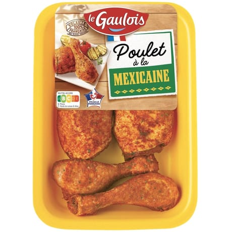 6 morceaux de poulet à la mexicaine 750g