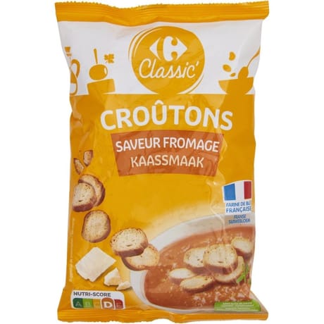 Carrefour classic' croutons saveur fromage 90g