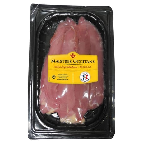 Aiguillettes de canard france 250g Maistres occitans