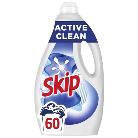 Skip lessive liquide active clean 60 lavages 2.52l