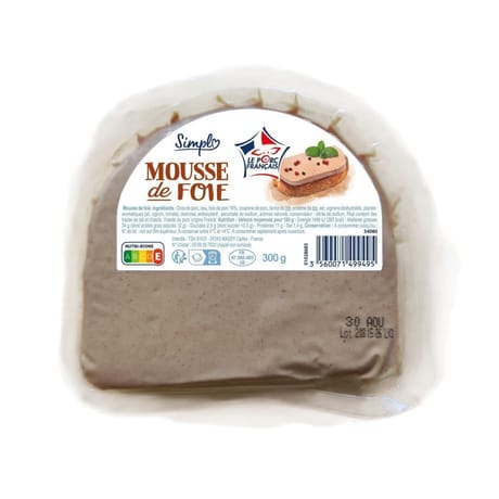 Simpl mousse de foie 300g