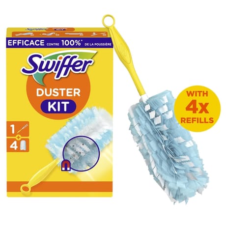 Swiffer plumeaux système anti-poussière kit + 4 recharges