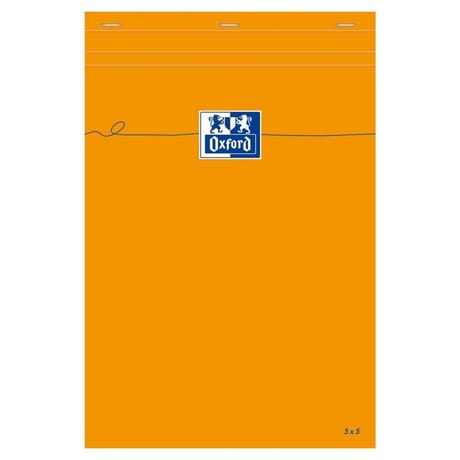 Oxford bloc note agrafe a5 160g 80g q5/5