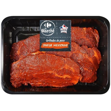 Côte mexicaine x4 700g Carrefour le marché
