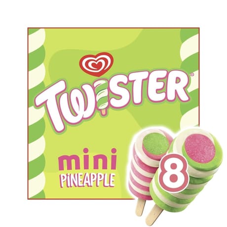Miko twister mini ananas x8 400ml 312g