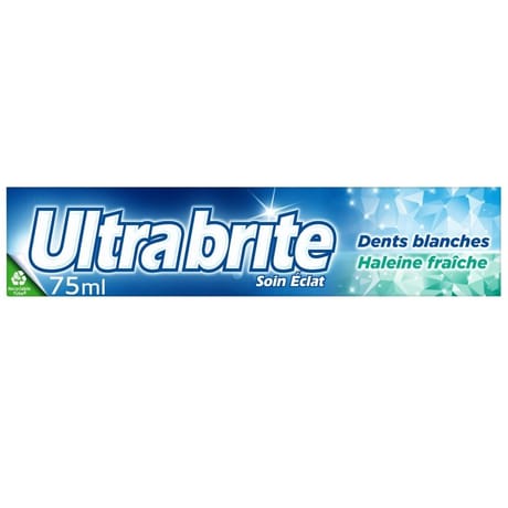 Ultra brite dentifrice soin éclat 75ml