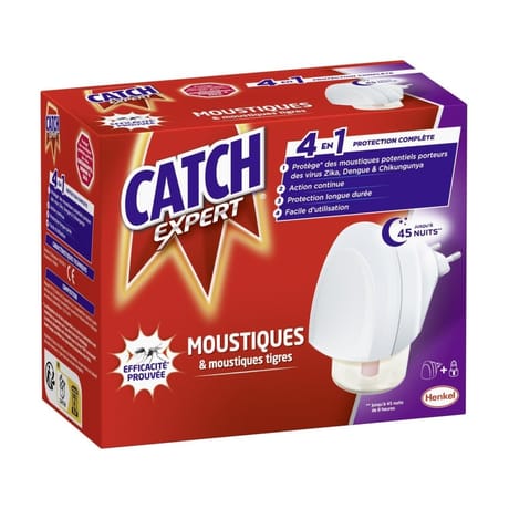 Catch diffuseur sans odeur repulsif 45 nuits 0.018l