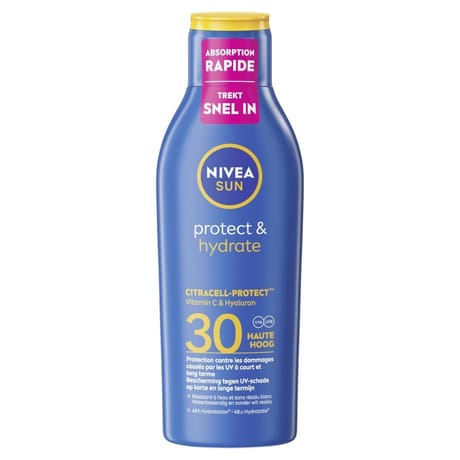 Nivea sun lait protect & hydrate fps 30 200 ml