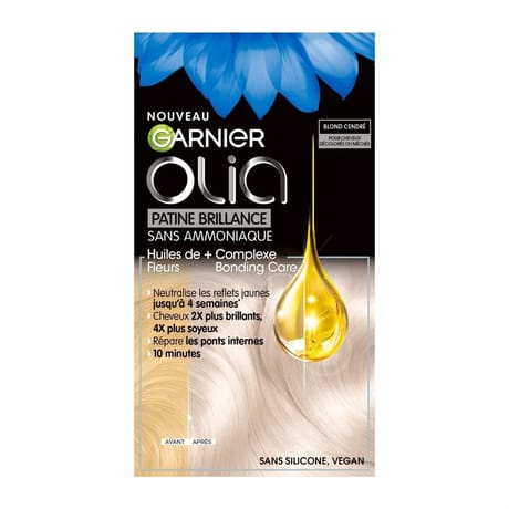 Garnier olia coloration permanente blond cendré