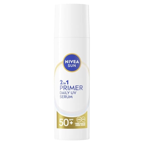 Nivea crème solaire sérum primer spf 50 flacon 30ml