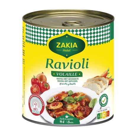 Zakia halal ravioli volaille 800 g