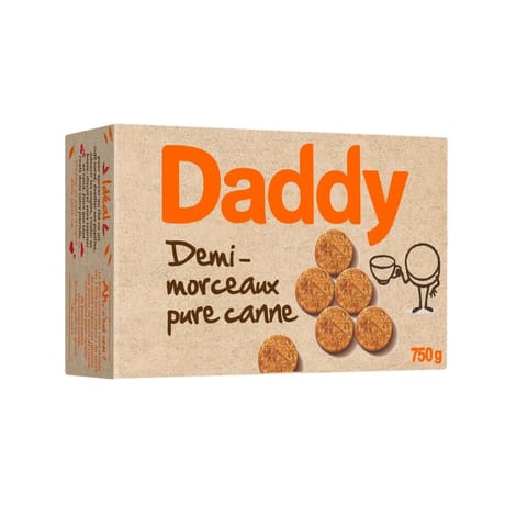 Daddy sucre demi rond pure canne 750g