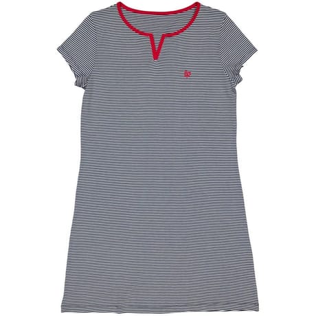 Liquette manches courtes femme MARINE RAYE BLANC T34/36