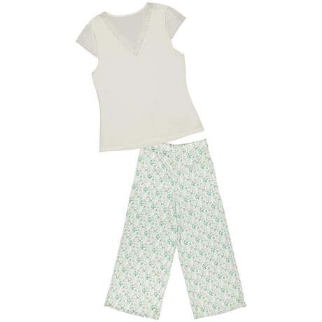 Pyjama long femme GREEN AOP 34\36