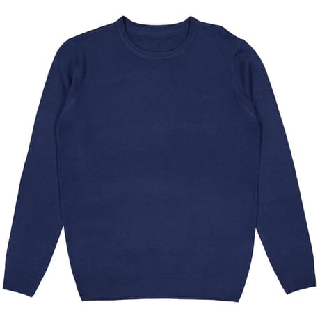 Pull col rond homme BLEU NUIT XXL