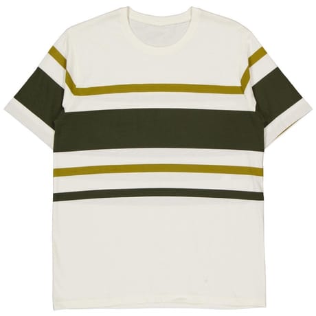 Tee-shirt manches courtes rayé homme KAKI M