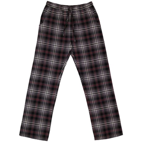 Pantalon pyjama carreaux épais homme GRIS L