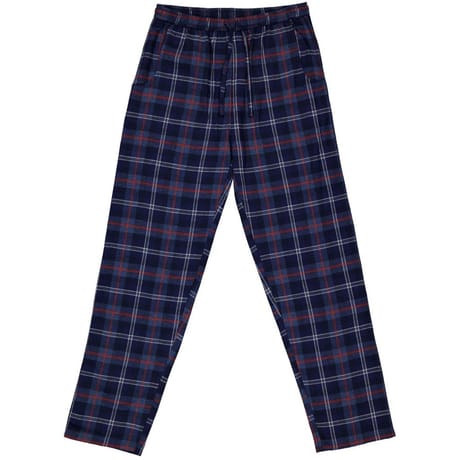 Pantalon pyjama carreaux épais homme MARINE XXL