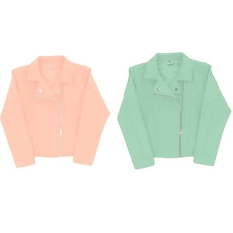 Veste perfecto fille ROSE PASTEL 8 ANS