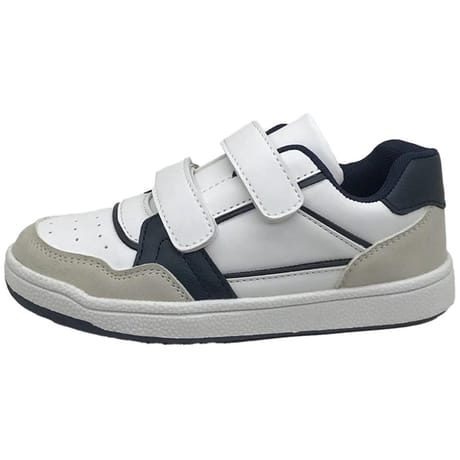 Basket garçon 28/34 BLANC/NAVY 33