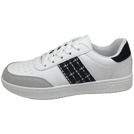 Basket femme BLANC NOIR 36