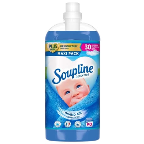 Soupline flacon adoucissant ultra grand air 1900ml