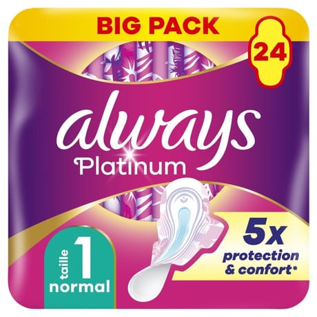 Always platinum serviettes normal plus x24