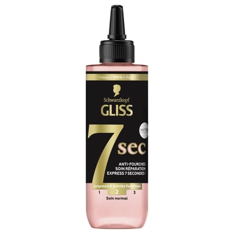 Gliss soin réparation express 7 sec sos longueurs & pointes 200 ml