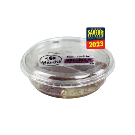 Crf le marché mini involtini bresaola 85g
