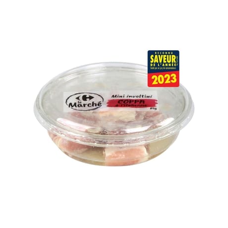 Crf le marché Mini involtini coppa 85g