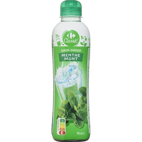 Carrefour classic' sirop de menthe 75cl