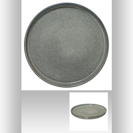 Assiette dessert terre vert 21 cm