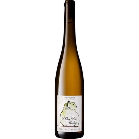 Riesling Bio Blanc L'Ours Vert Famille Hauller 12.5% Vol. 75 cl
