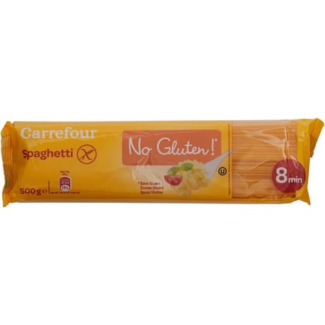 Carrefour no gluten pâtes spaghetti sans gluten 500g